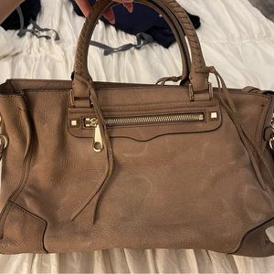 Rebecca Minkoff Regan Suede Leather Satchel Shoulder Bag